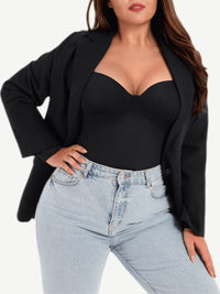 Wholesale Retro Collar t-shirt Thong Bodysuit