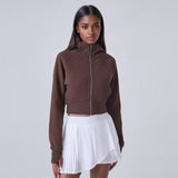 Zipper Hooded Cardigan Sweater