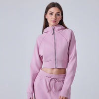 Zipper Hooded Cardigan Sweater