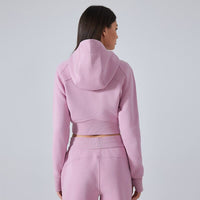 Zipper Hooded Cardigan Sweater