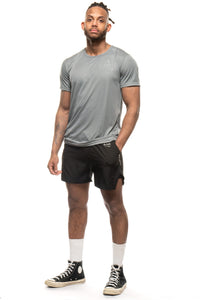 O-neck Short Sleeve Workout T-shirt - workout equipememts fitness