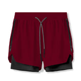Casual 2-in-1 Basketball Shorts - workout equipememts fitness