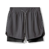 Casual 2-in-1 Basketball Shorts - workout equipememts fitness
