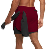 Casual 2-in-1 Basketball Shorts - workout equipememts fitness