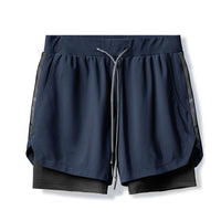 Casual 2-in-1 Basketball Shorts - workout equipememts fitness