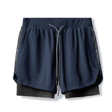 Casual 2-in-1 Basketball Shorts - workout equipememts fitness