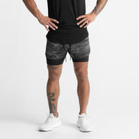 Casual 2-in-1 Basketball Shorts - workout equipememts fitness