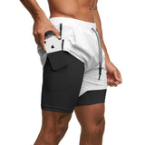 Casual 2-in-1 Basketball Shorts - workout equipememts fitness
